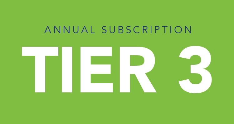 Tier 3 Annual Subscription